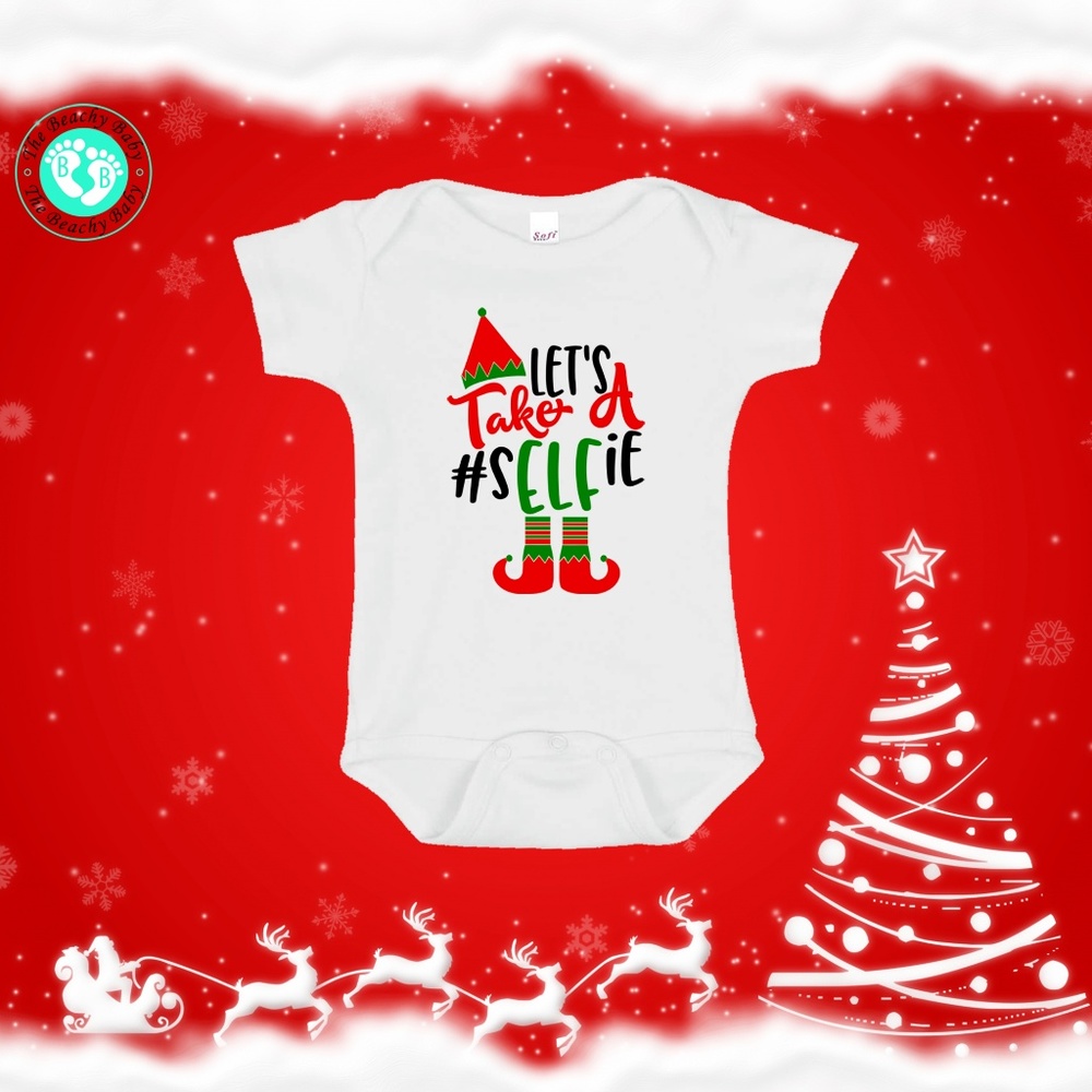 Let's Take a #sELFie Christmas Onesie